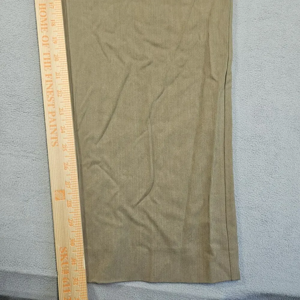 Tommy‎ Bahama Pants Mens 36x32 Silk Rayon Pleated Grayston Caribou Brown NWT